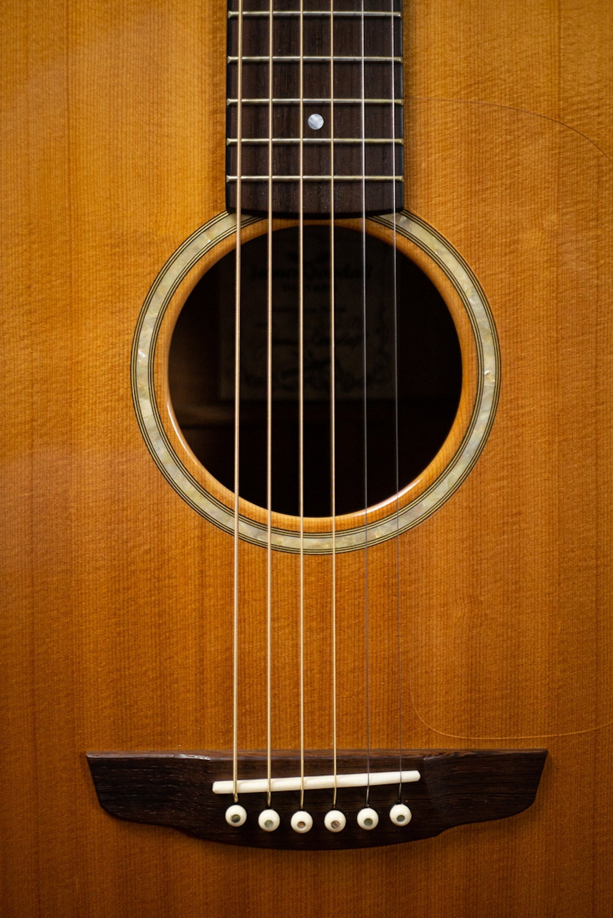 2001 Goodall Aloha Koa Concert Jumbo Acoustic Guitar - Natural