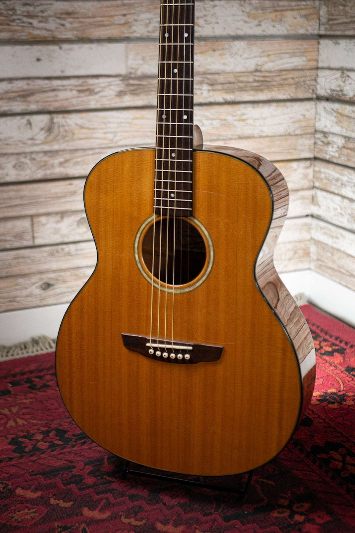 2001 Goodall Aloha Koa Concert Jumbo Acoustic Guitar - Natural