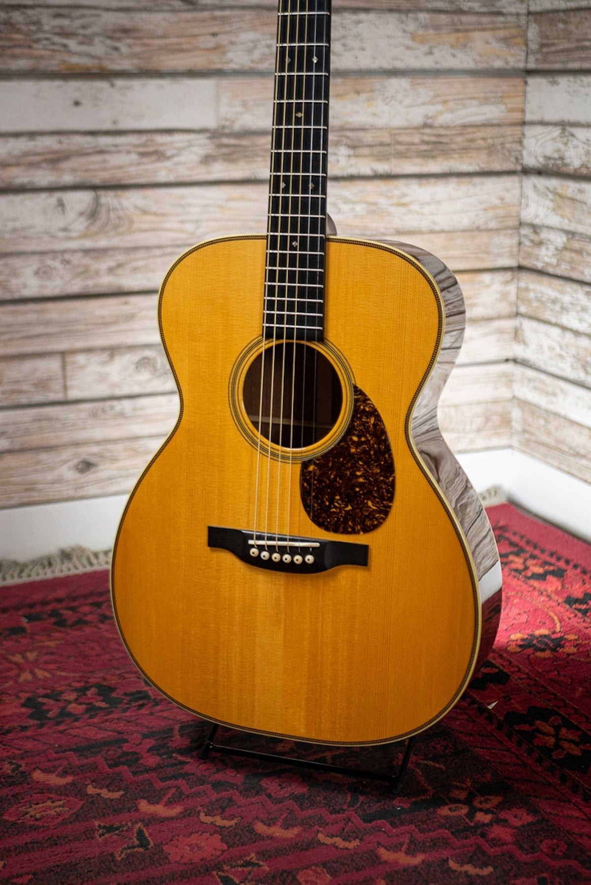 2003 Bourgeois Vintage OM W/ OHSC Acoustic Guitar - Natural