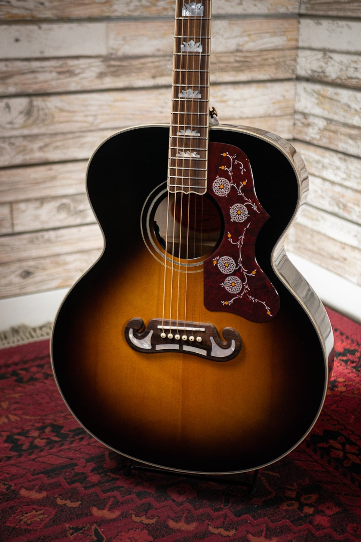 Epiphone Masterbilt J-200 Acoustic-Electric - Aged Vintage Sunburst Gloss