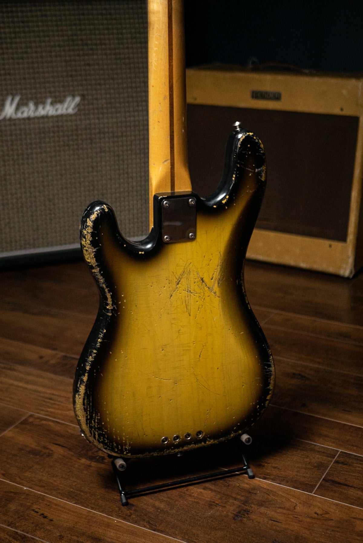 1968 Fender Telecaster Bass (1968 Neck, MJT Body, Seymour Duncan Pickups) - Sunburst