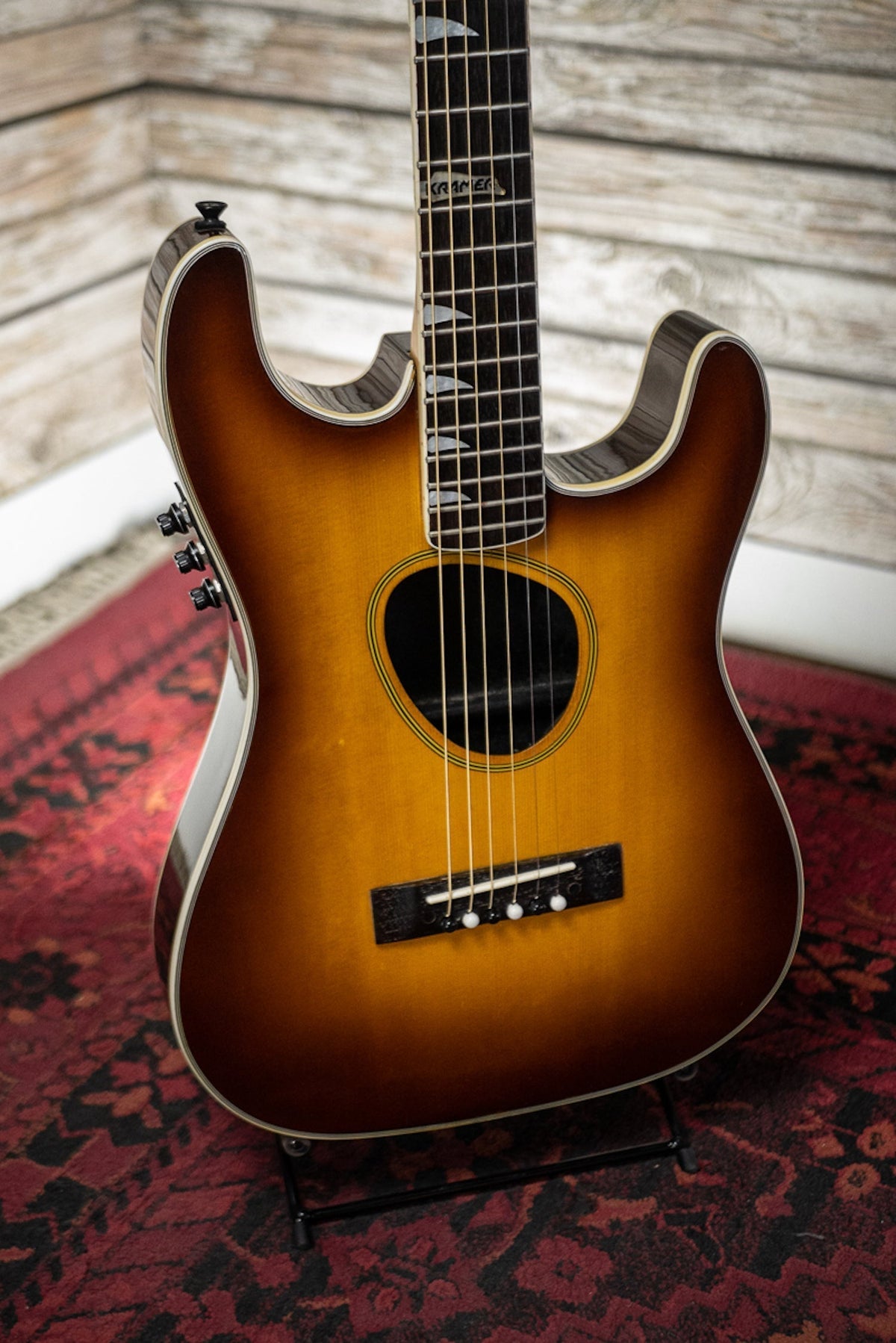 1986 Kramer Ferrington Acoustic-Electric Guitar - Sunburst