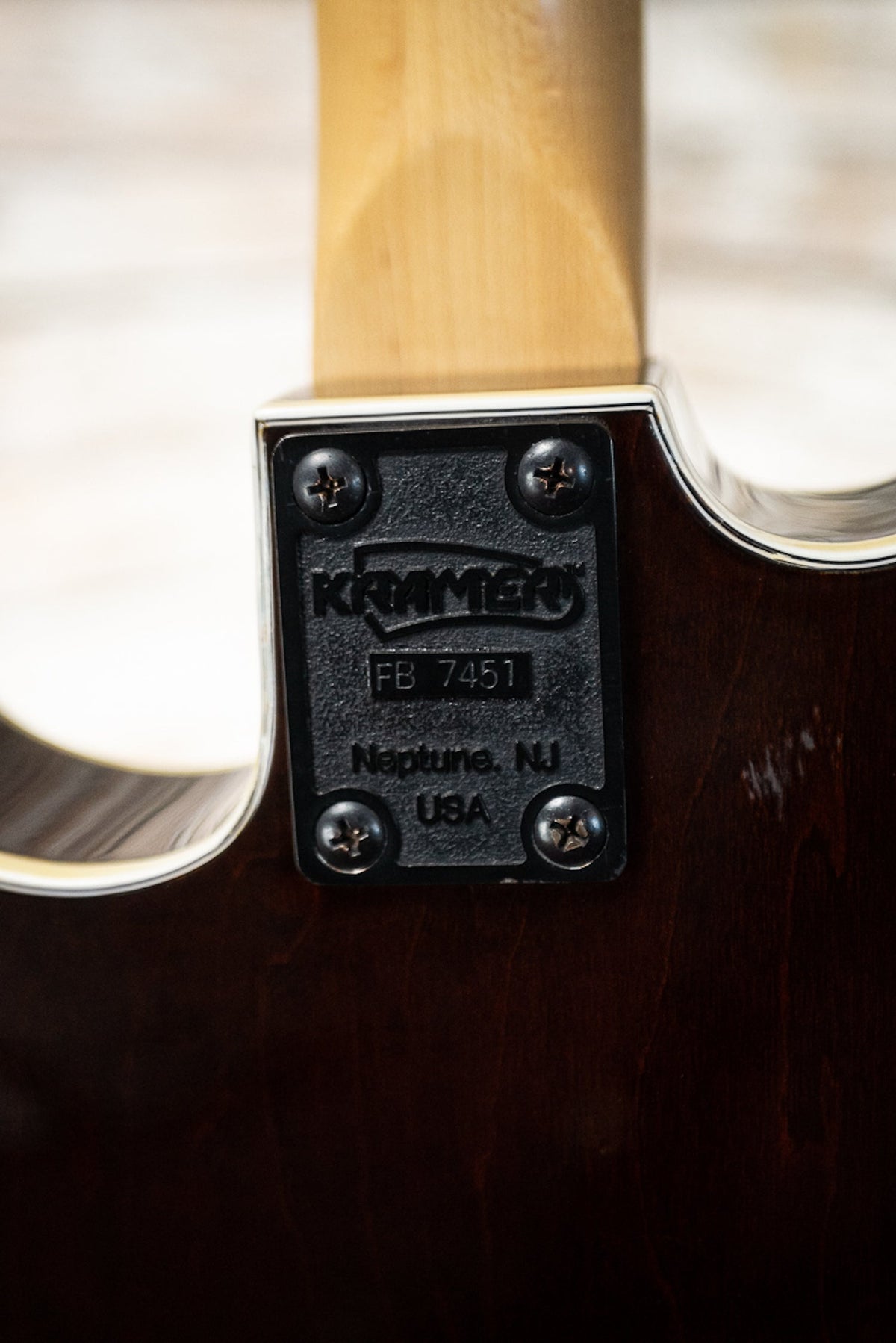 1986 Kramer Ferrington Acoustic-Electric Guitar - Sunburst