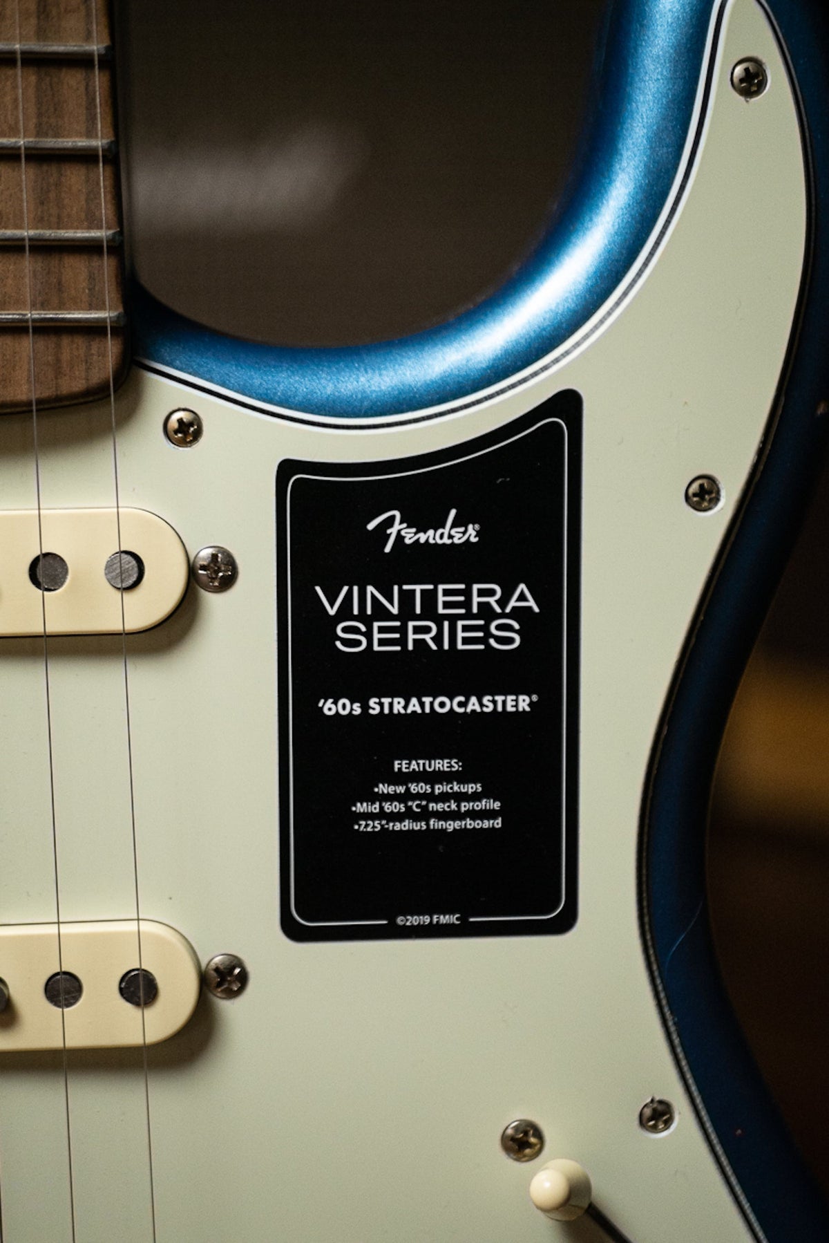 Fender Vintera '60s Road Worn Stratocaster Electric Guitar - Lake Placid Blue