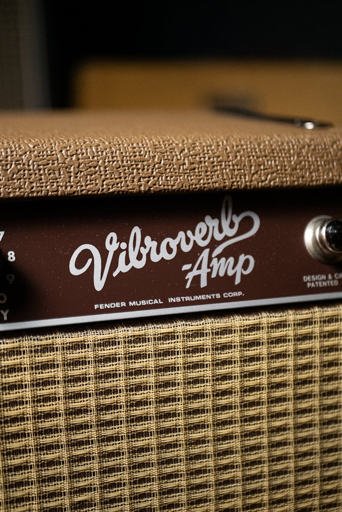1993 Fender 1963 Vibroverb Reissue Guitar Combo Amp - Brown Tolex