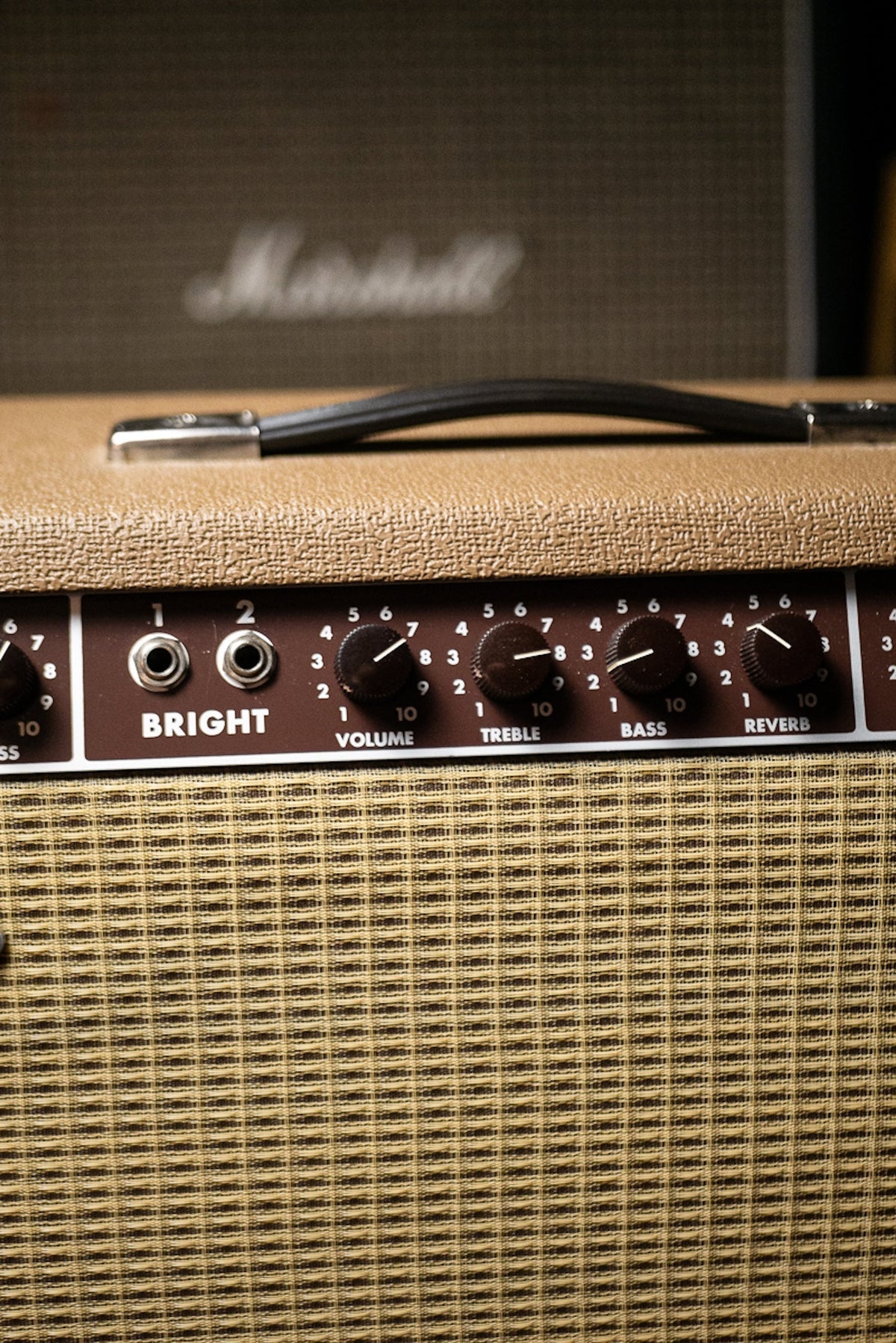 1993 Fender 1963 Vibroverb Reissue Guitar Combo Amp - Brown Tolex