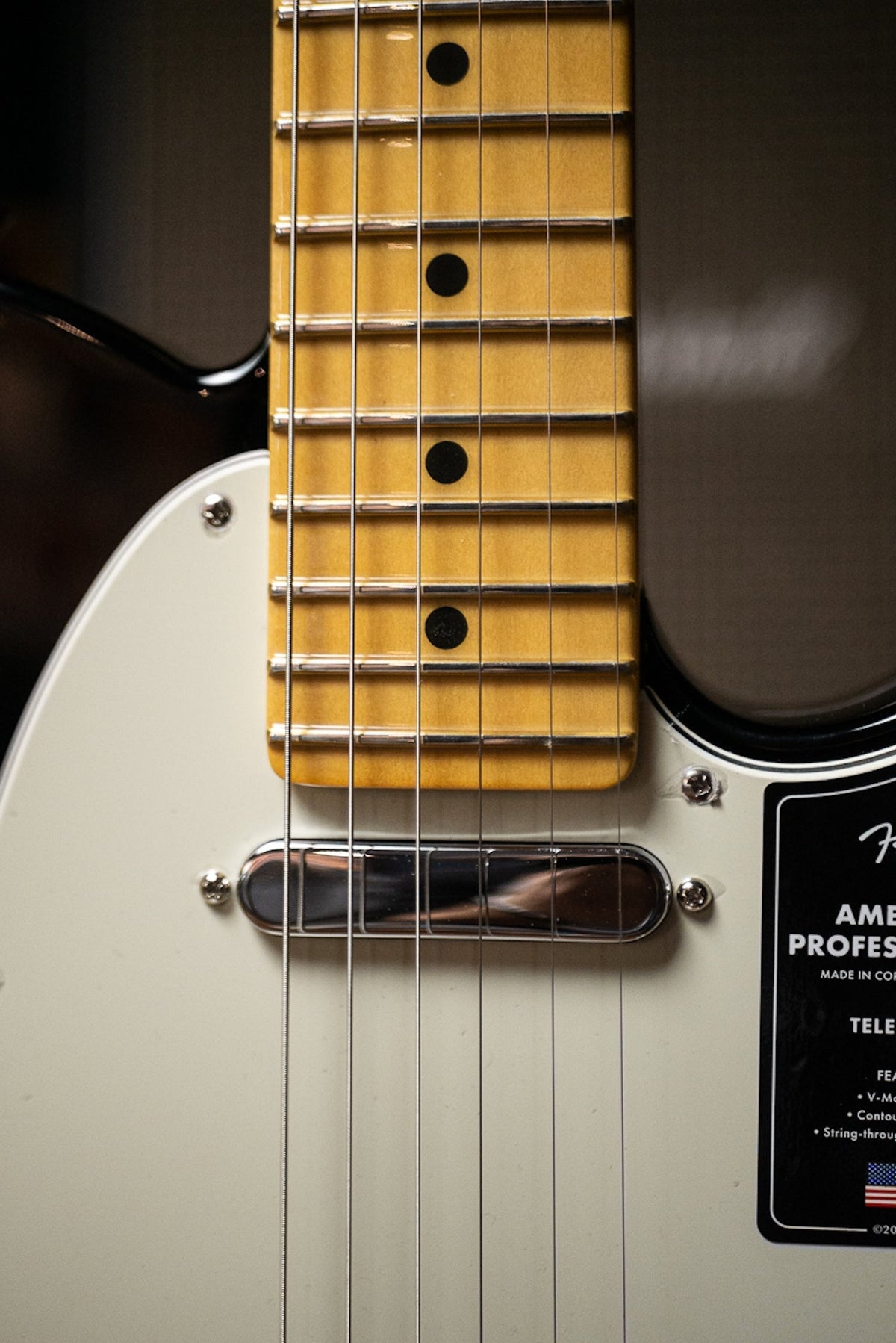 Fender American Professional II Telecaster Electric Guitar - Black