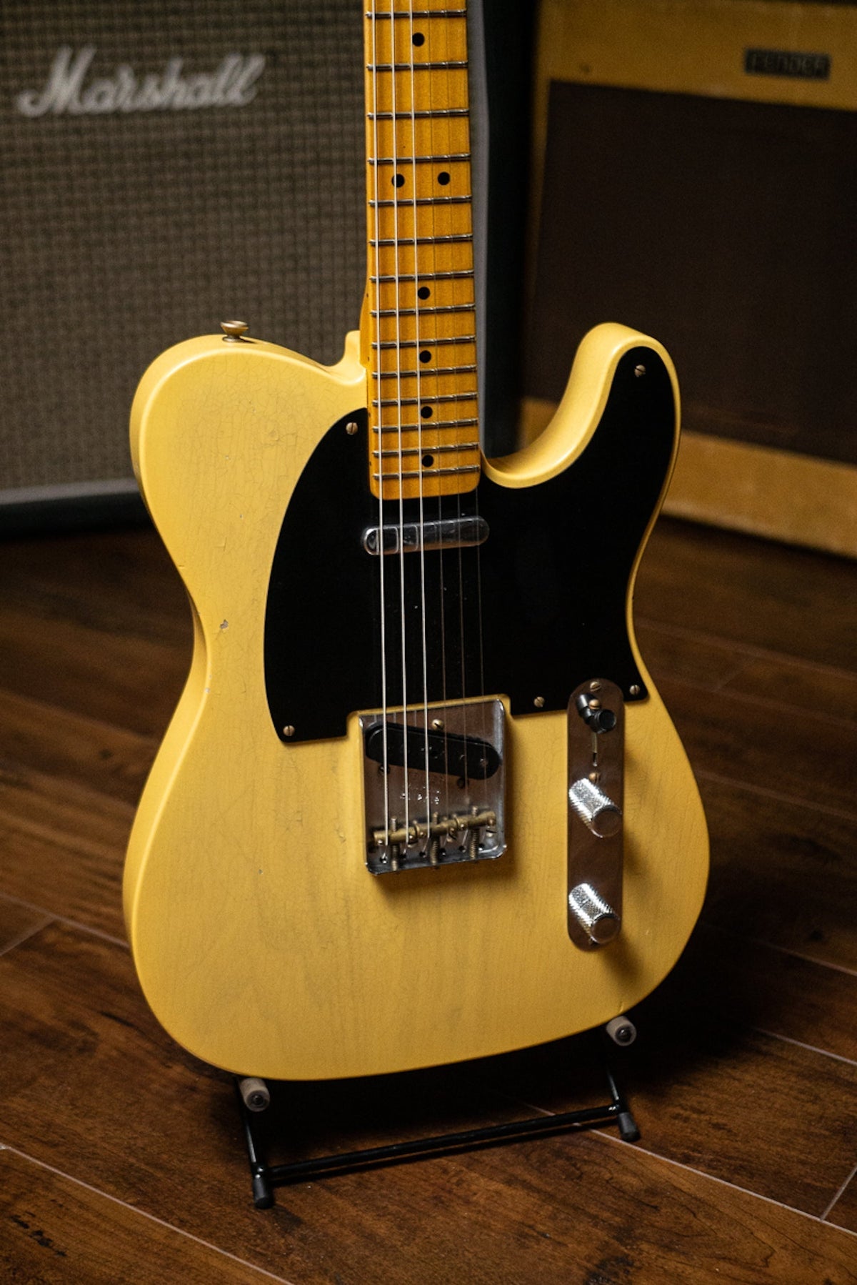 Fender Custom Shop LTD 70th Anniversary Broadcaster Electric Guitar - Journeyman Relic Nocaster Blonde