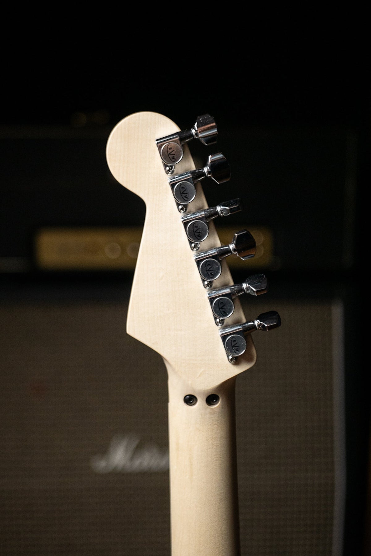 EVH Striped Series Electric Guitar - White and Black