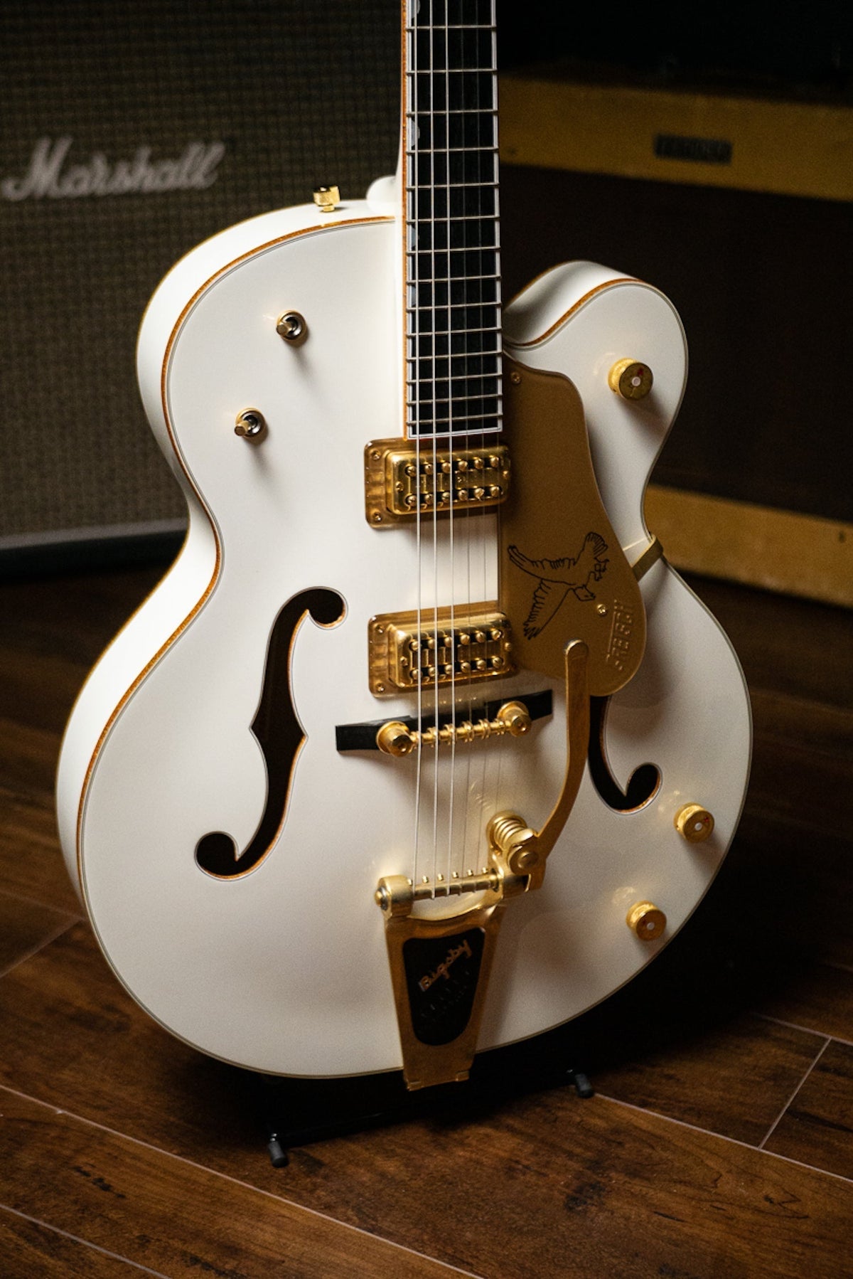 2006 Gretsch White Falcon G6136T Electric Guitar
