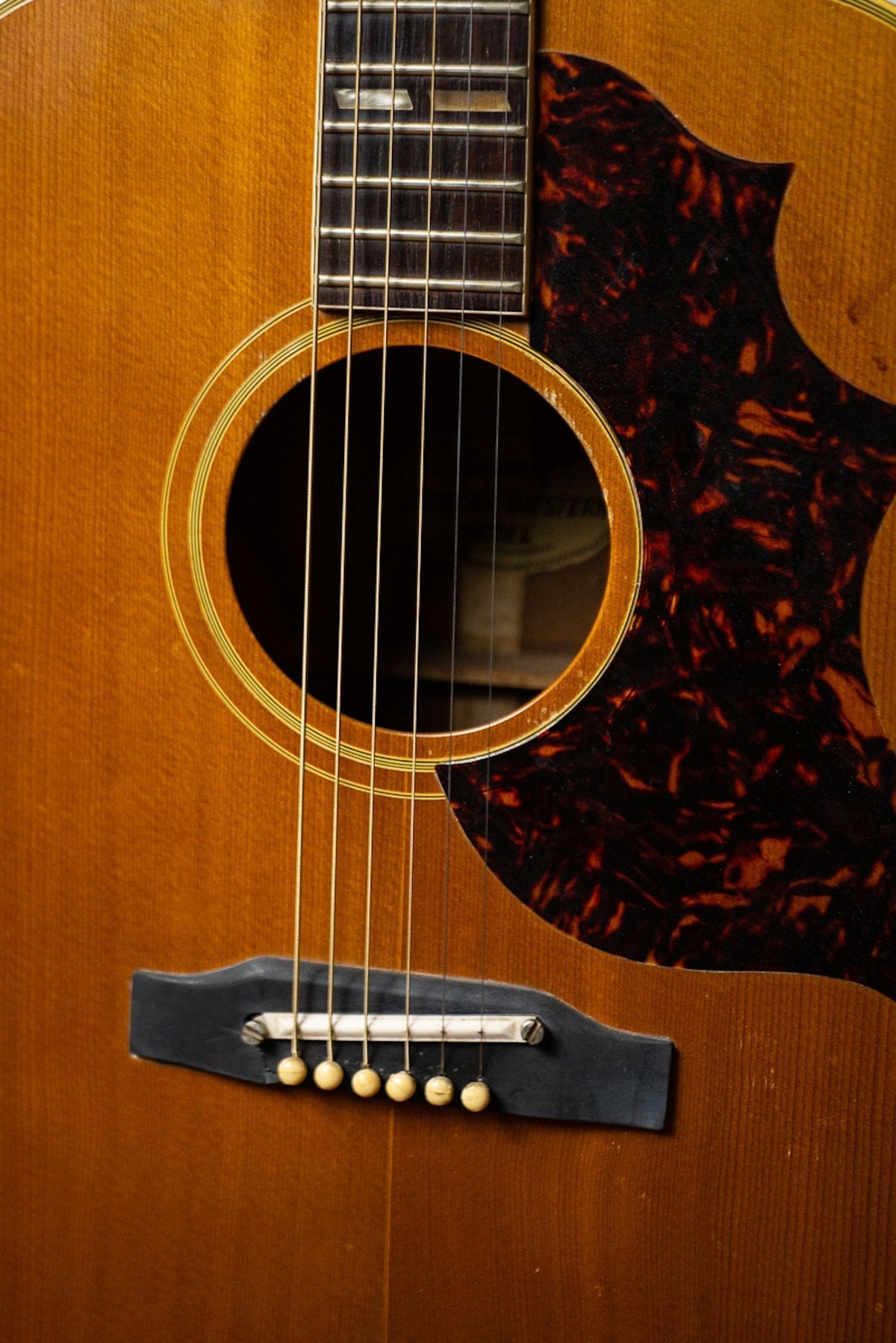 1963 Gibson SJN Country Western Acoustic Guitar - Natural