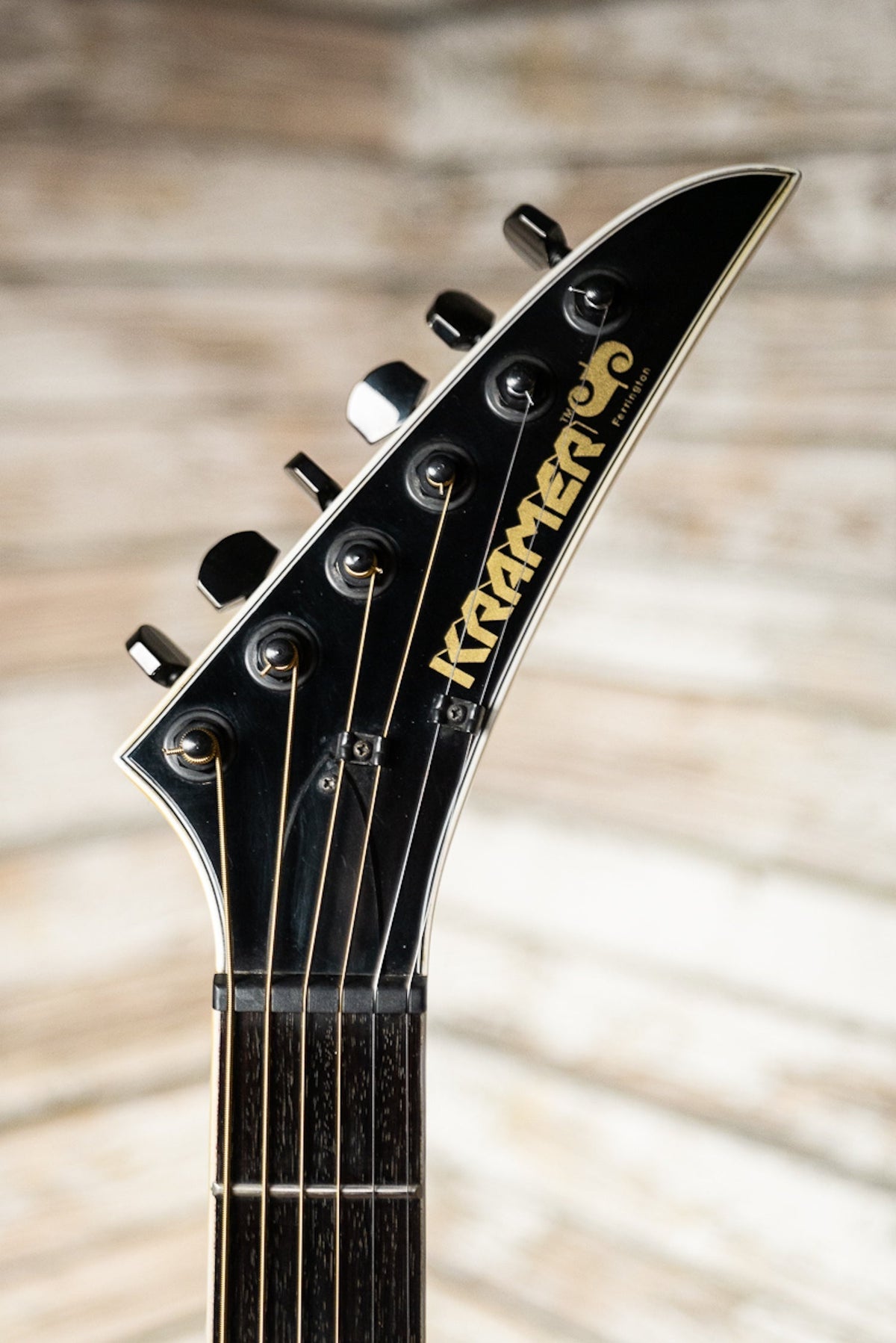 1986 Kramer Ferrington KFS-1 Acoustic-Electric Guitar - Black