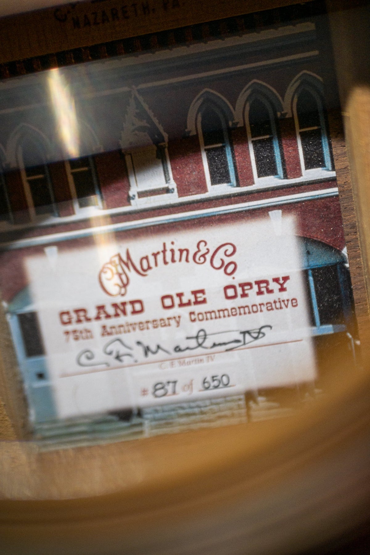 2000 Martin HD-28 Grand Ole Opry 75th Anniversary Acoustic Guitar