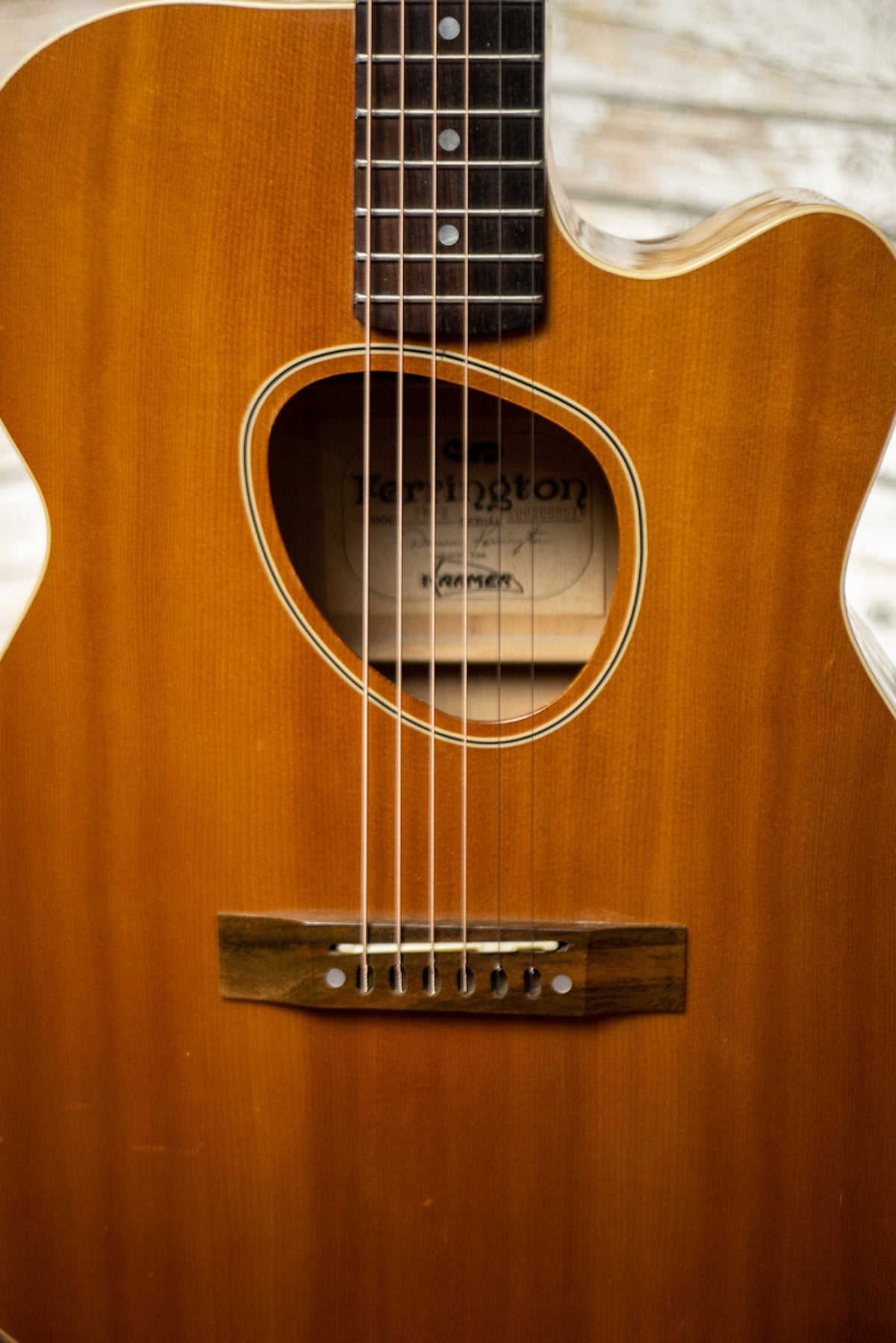 Used Kramer Ferrington JS-2 Acoustic-Electric Guitar - Natural