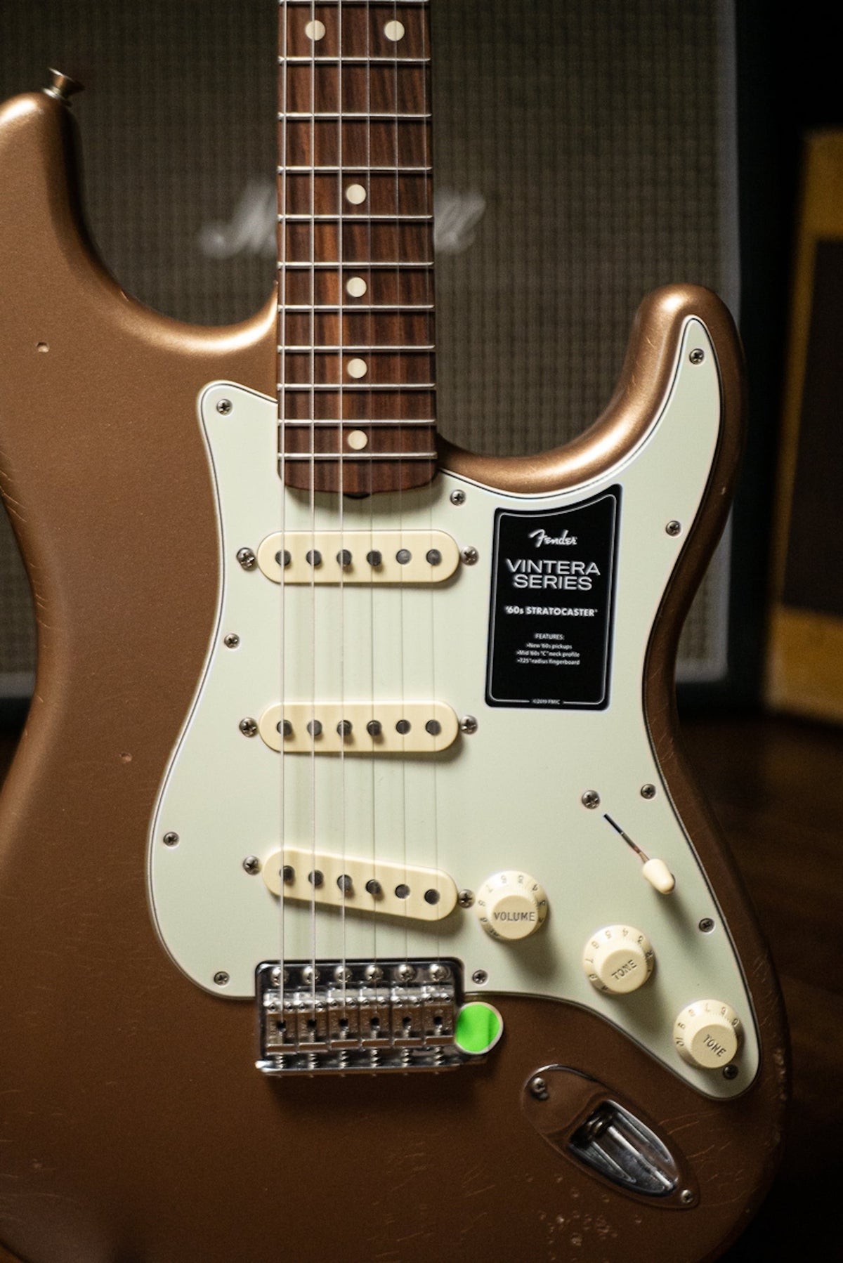 Fender Vintera '60s Road Worn Stratocaster Electric Guitar - Firemist Gold