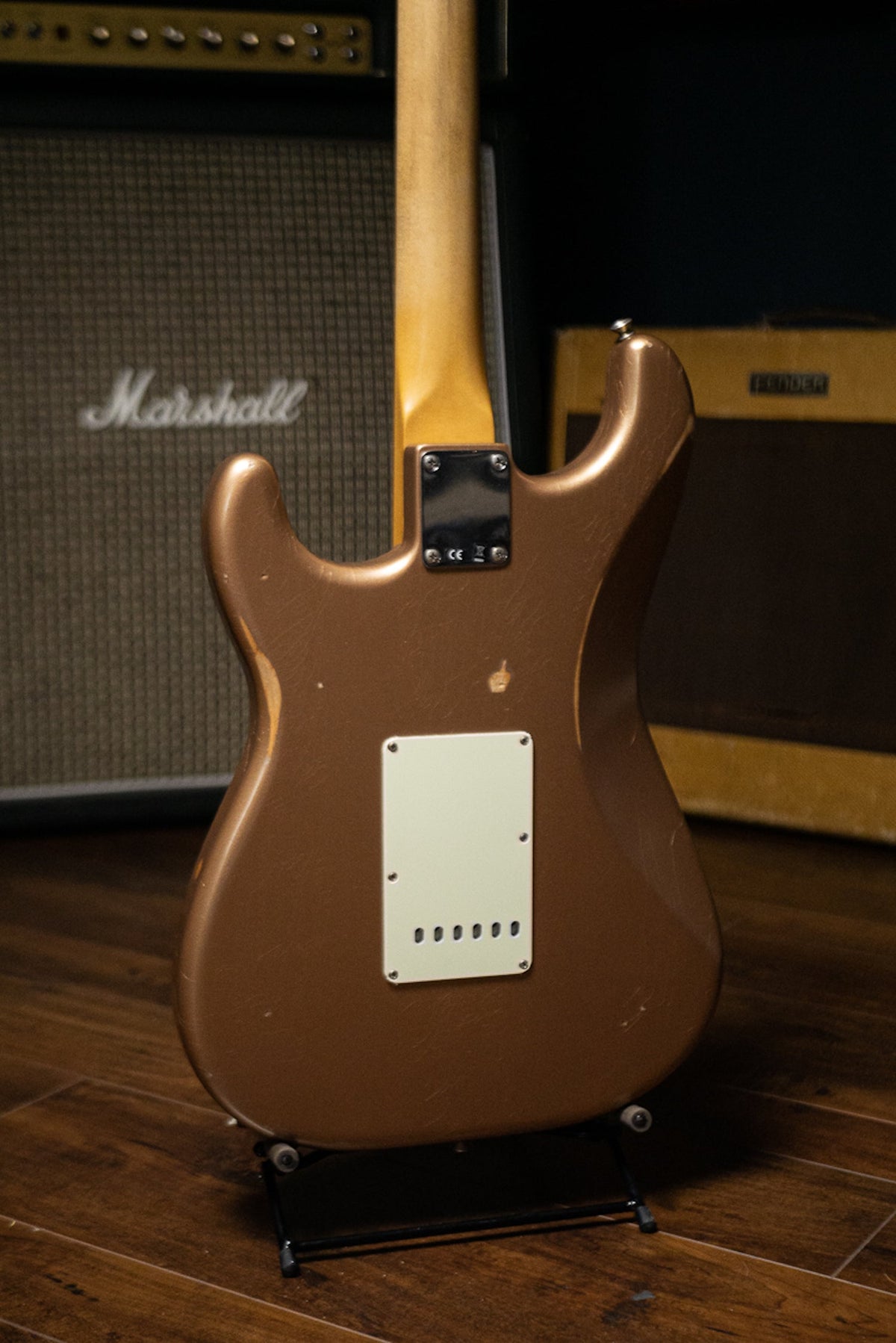 Fender Vintera '60s Road Worn Stratocaster Electric Guitar - Firemist Gold