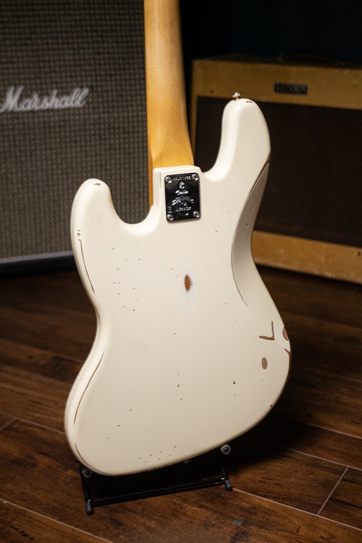 Fender 60th Anniversary Road Worn Jazz Bass - Olympic White