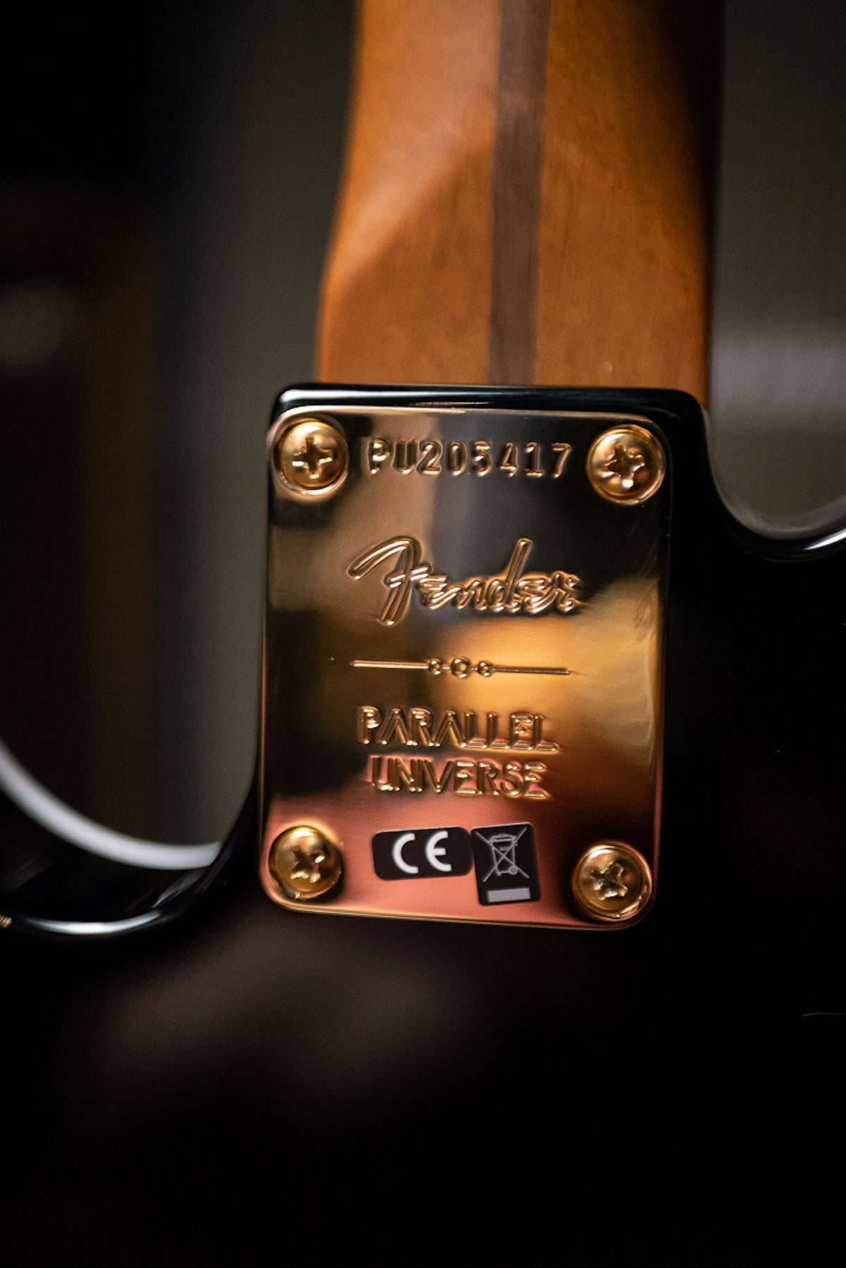 Fender Parallel Universe Volume II Troublemaker Telecaster Deluxe Bigsby Electric Guitar - Black