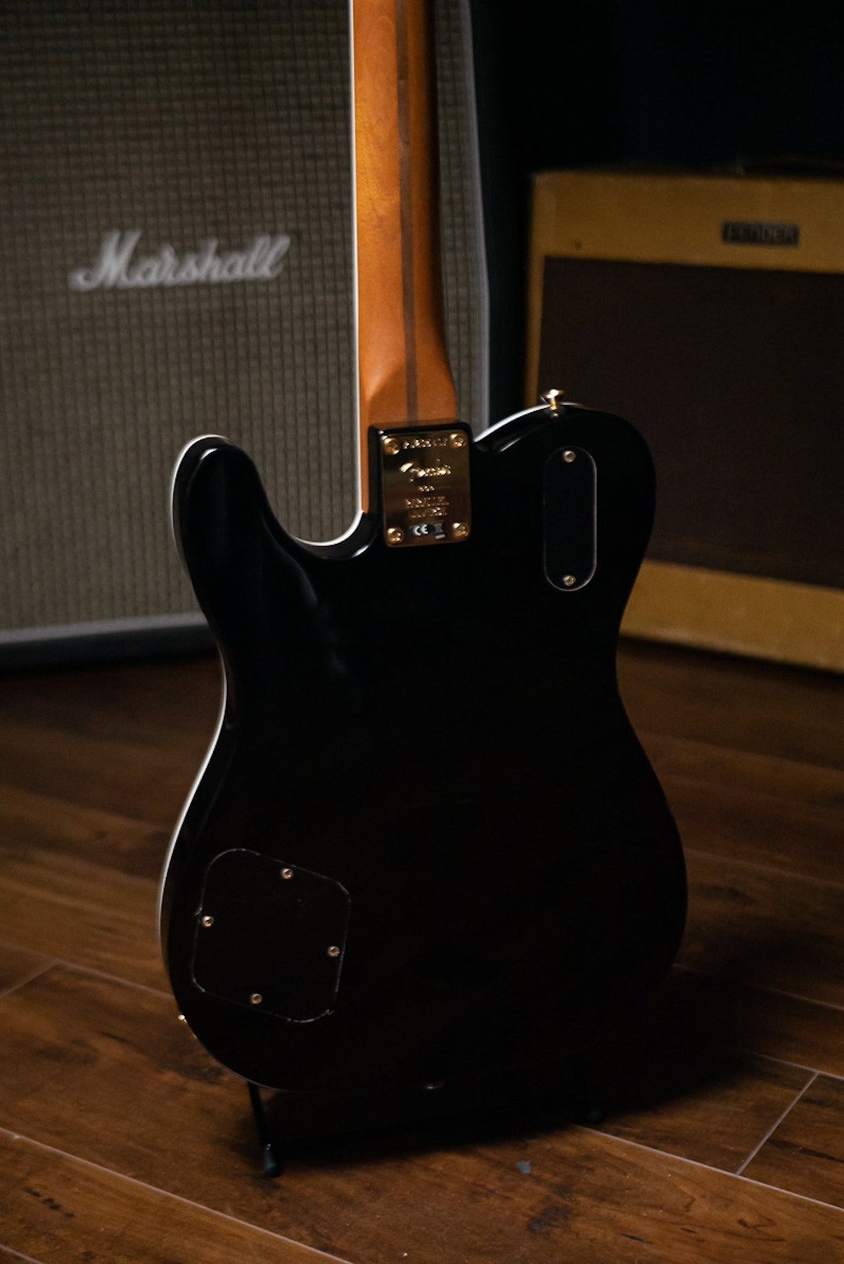 Fender Parallel Universe Volume II Troublemaker Telecaster Deluxe Bigsby Electric Guitar - Black