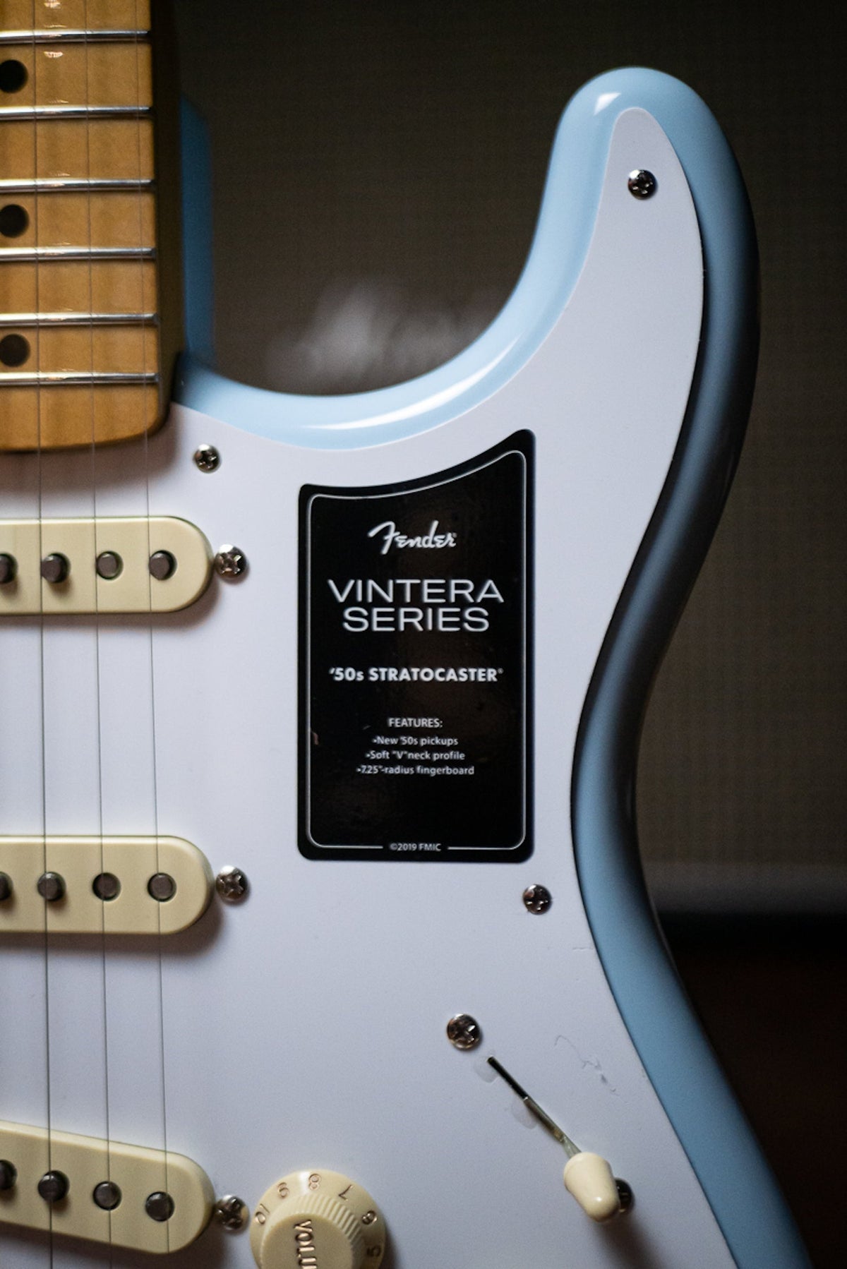Fender Vintera '50s Stratocaster Electric Guitar - Sonic Blue