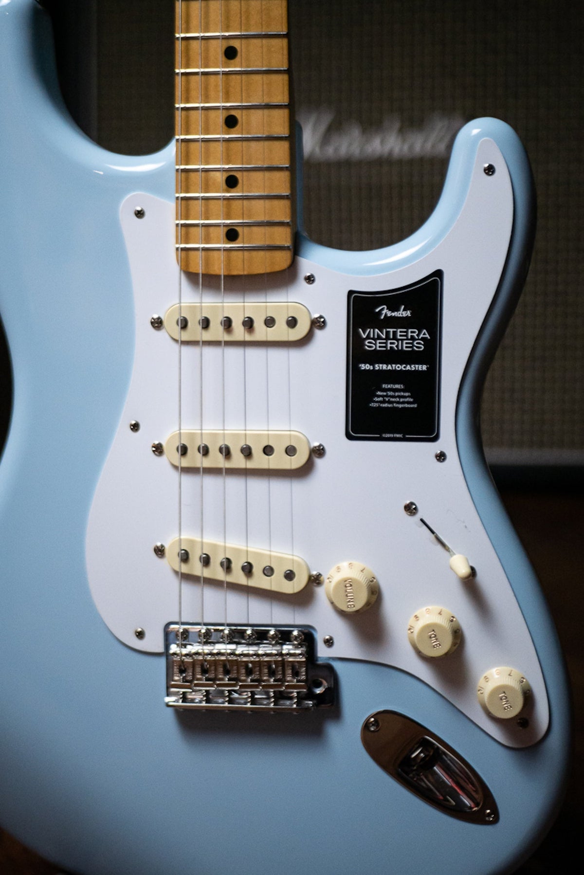 Fender Vintera '50s Stratocaster Electric Guitar - Sonic Blue