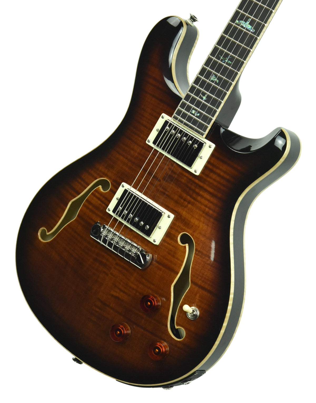 PRS SE Hollowbody II Piezo in Black Gold D01387