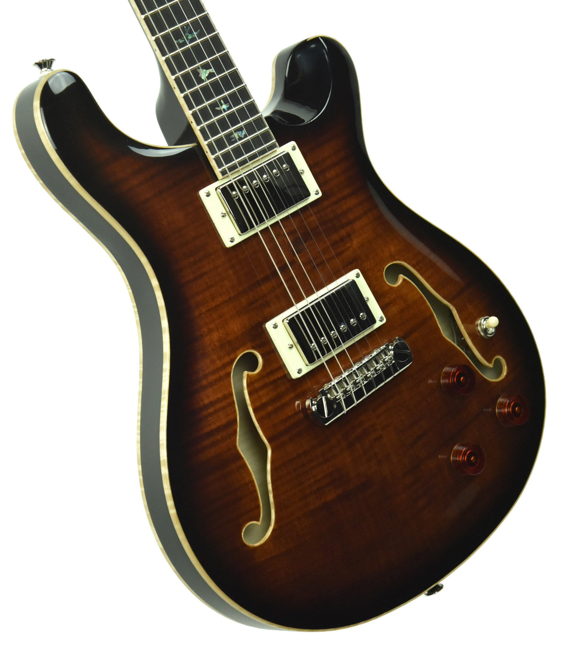 PRS SE Hollowbody II Piezo in Black Gold D01387
