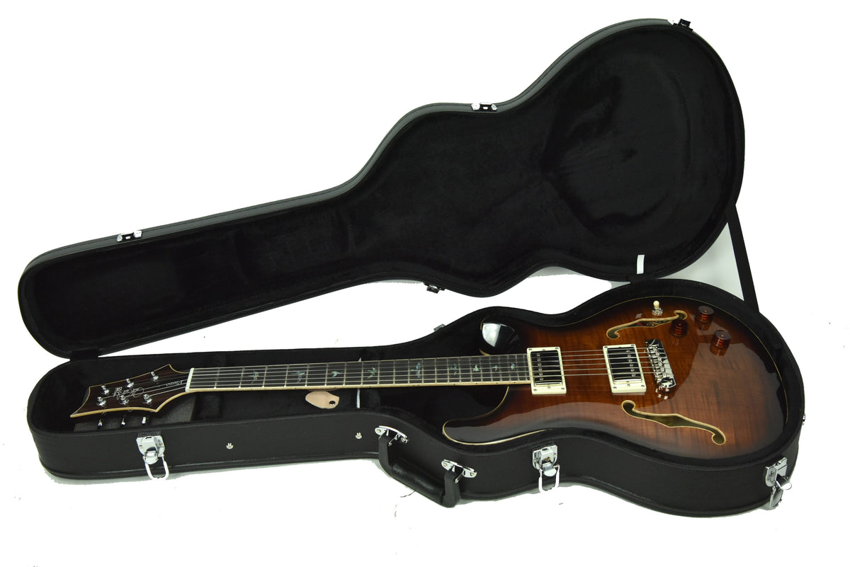 PRS SE Hollowbody II Piezo in Black Gold D01387