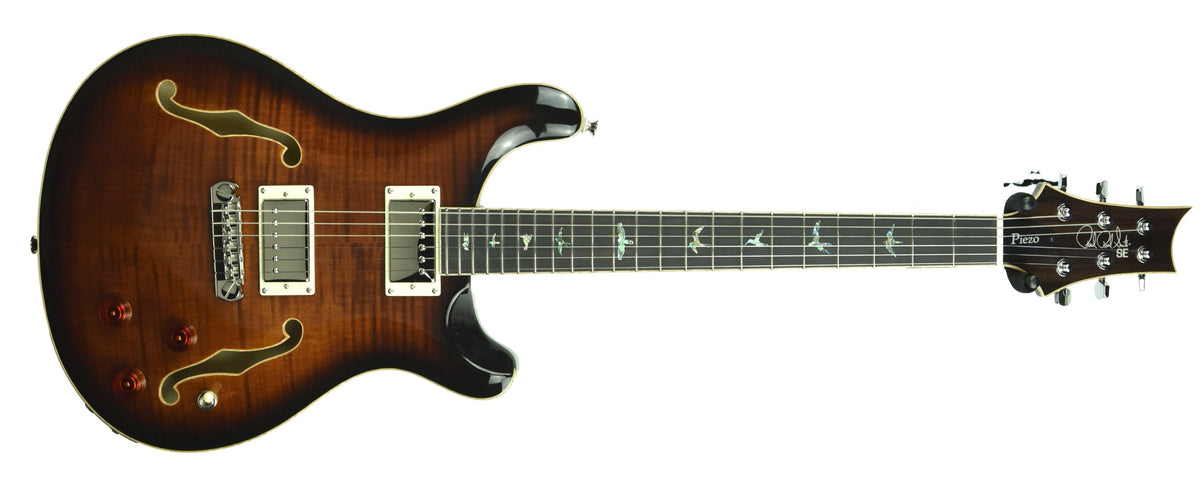 PRS SE Hollowbody II Piezo in Black Gold D01387