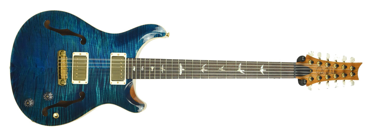 PRS Hollowbody 12 String 10 Top in Aquamarine w/OHSC 0288627