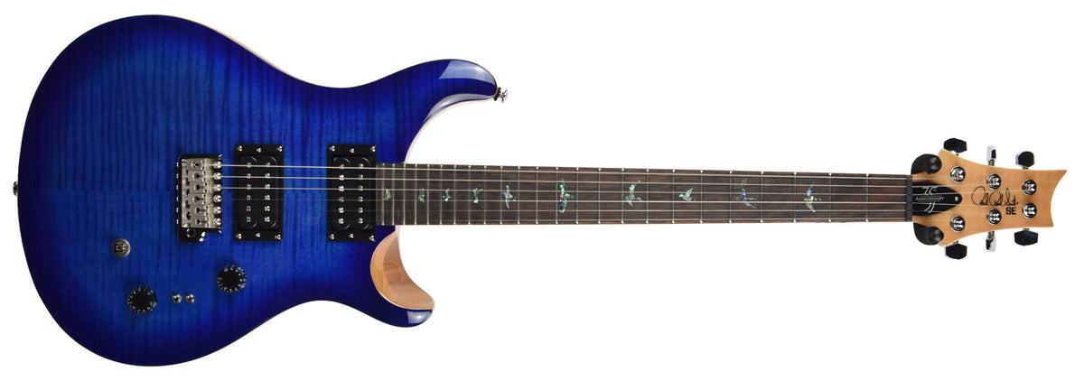 PRS 35th Anniversary SE Custom 24 in Faded Blue Burst CTIC22620