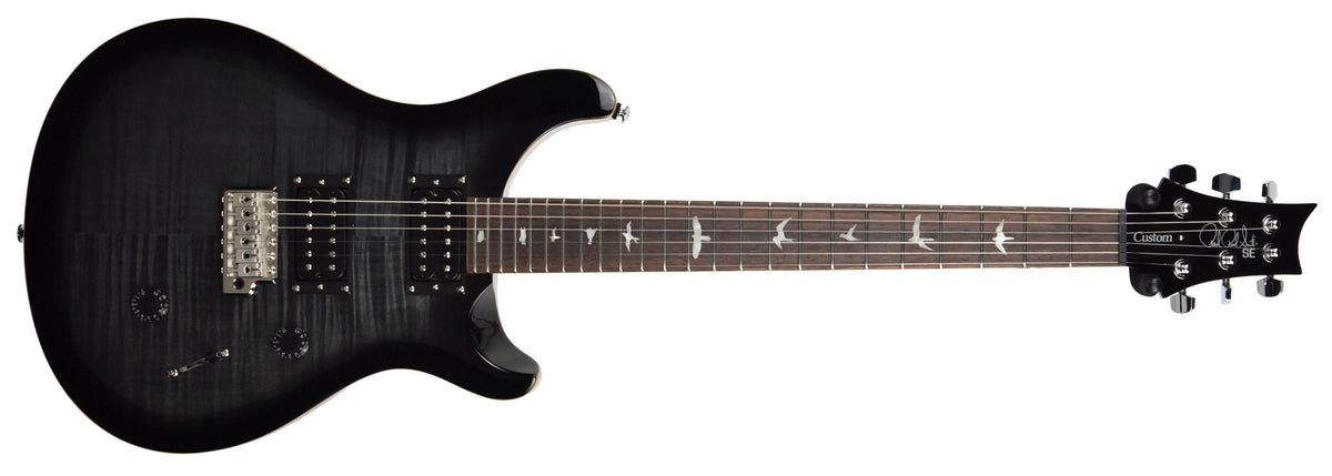 PRS SE Custom 24 Electric Guitar in Charcoal Burst CTIC36100