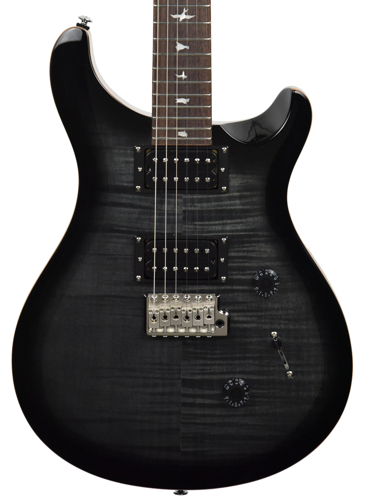 PRS SE Custom 24 Electric Guitar in Charcoal Burst CTIC36100