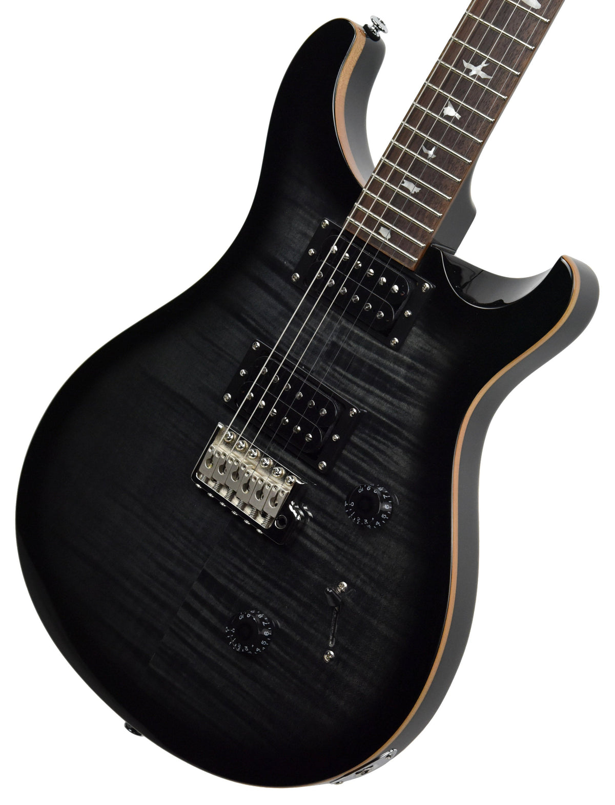 PRS SE Custom 24 Electric Guitar in Charcoal Burst CTIC36100