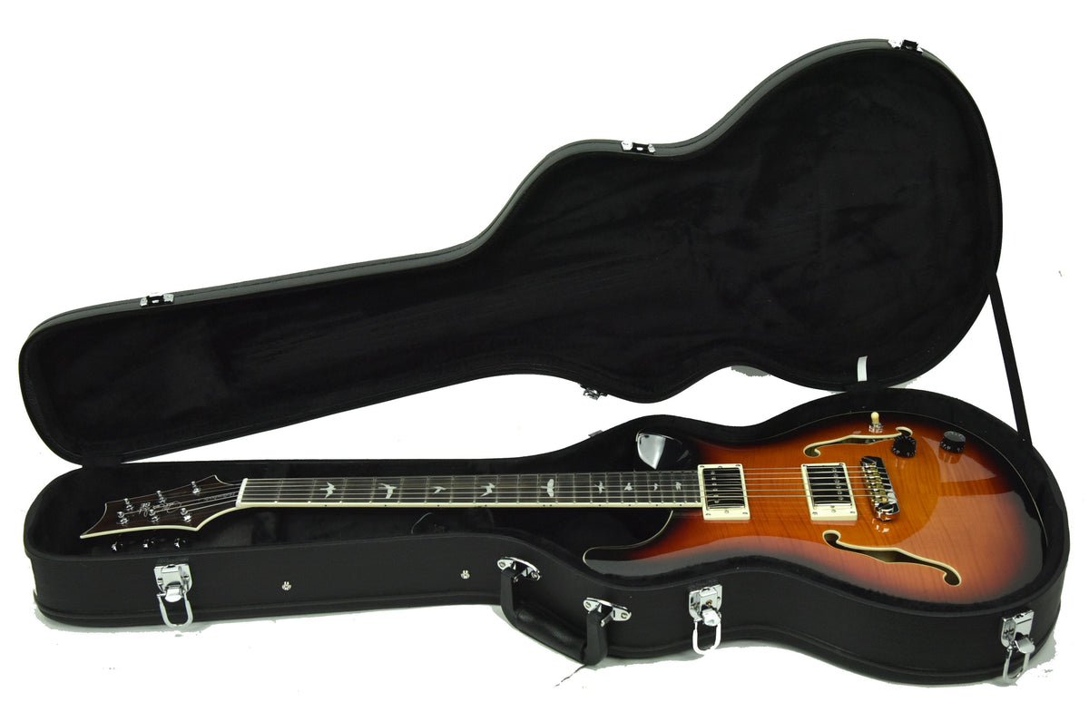 PRS SE Hollowbody II Electric Guitar in Tri-Color Sunburst D02322