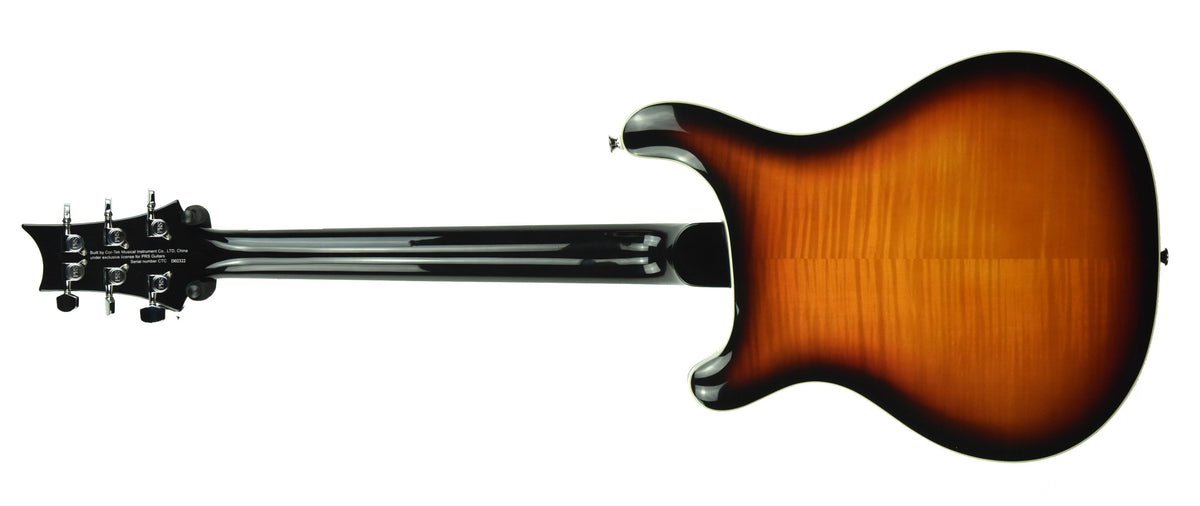 PRS SE Hollowbody II Electric Guitar in Tri-Color Sunburst D02322