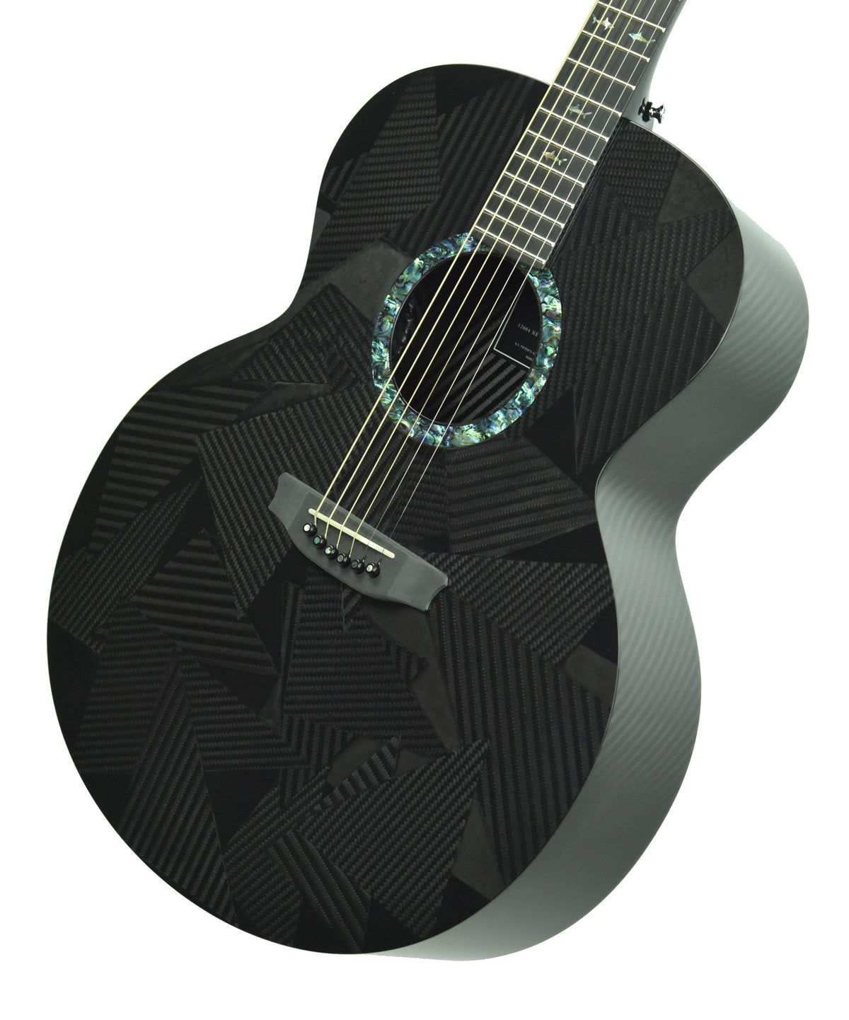Rainsong Black Ice BI-JM1000N2 Jumbo Carbon Fiber Acoustic Electric 17908