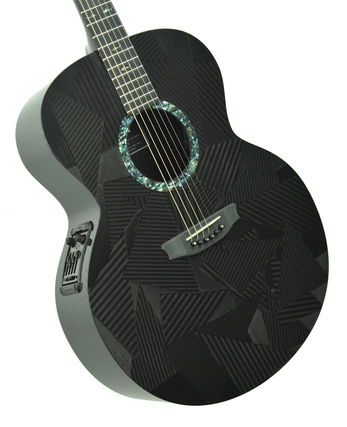 Rainsong Black Ice BI-JM1000N2 Jumbo Carbon Fiber Acoustic Electric 17908