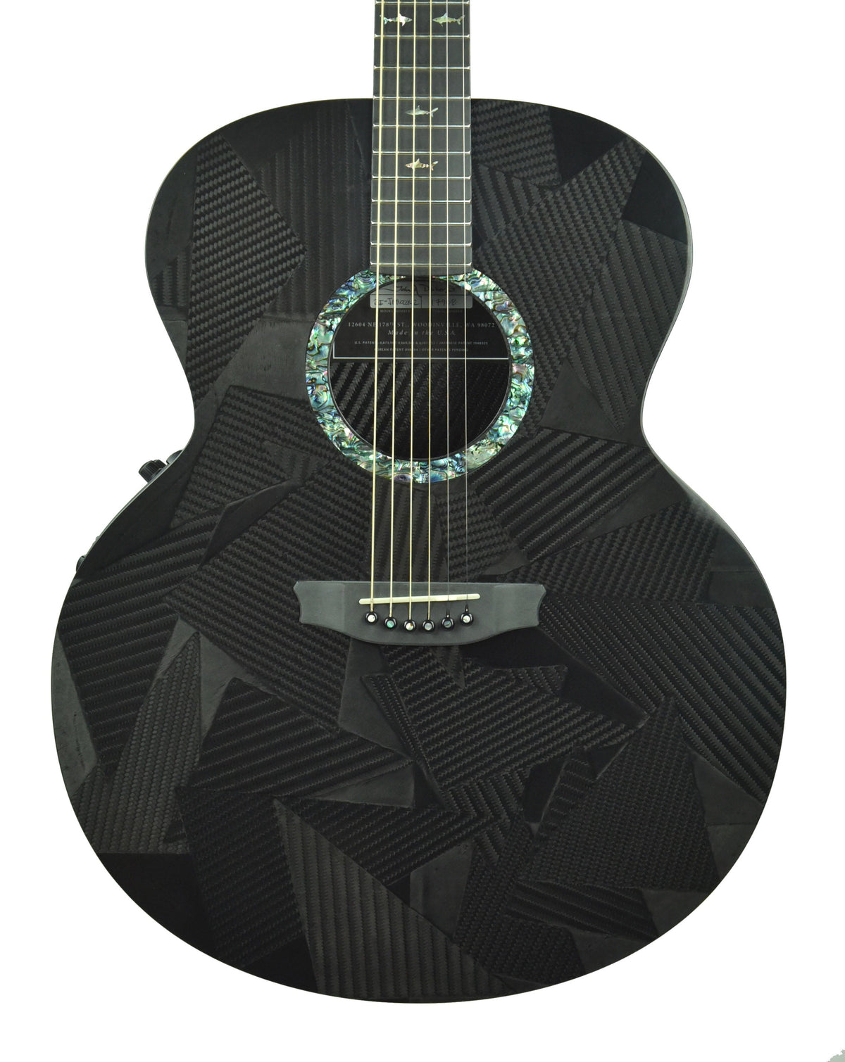 Rainsong Black Ice BI-JM1000N2 Jumbo Carbon Fiber Acoustic Electric 17908