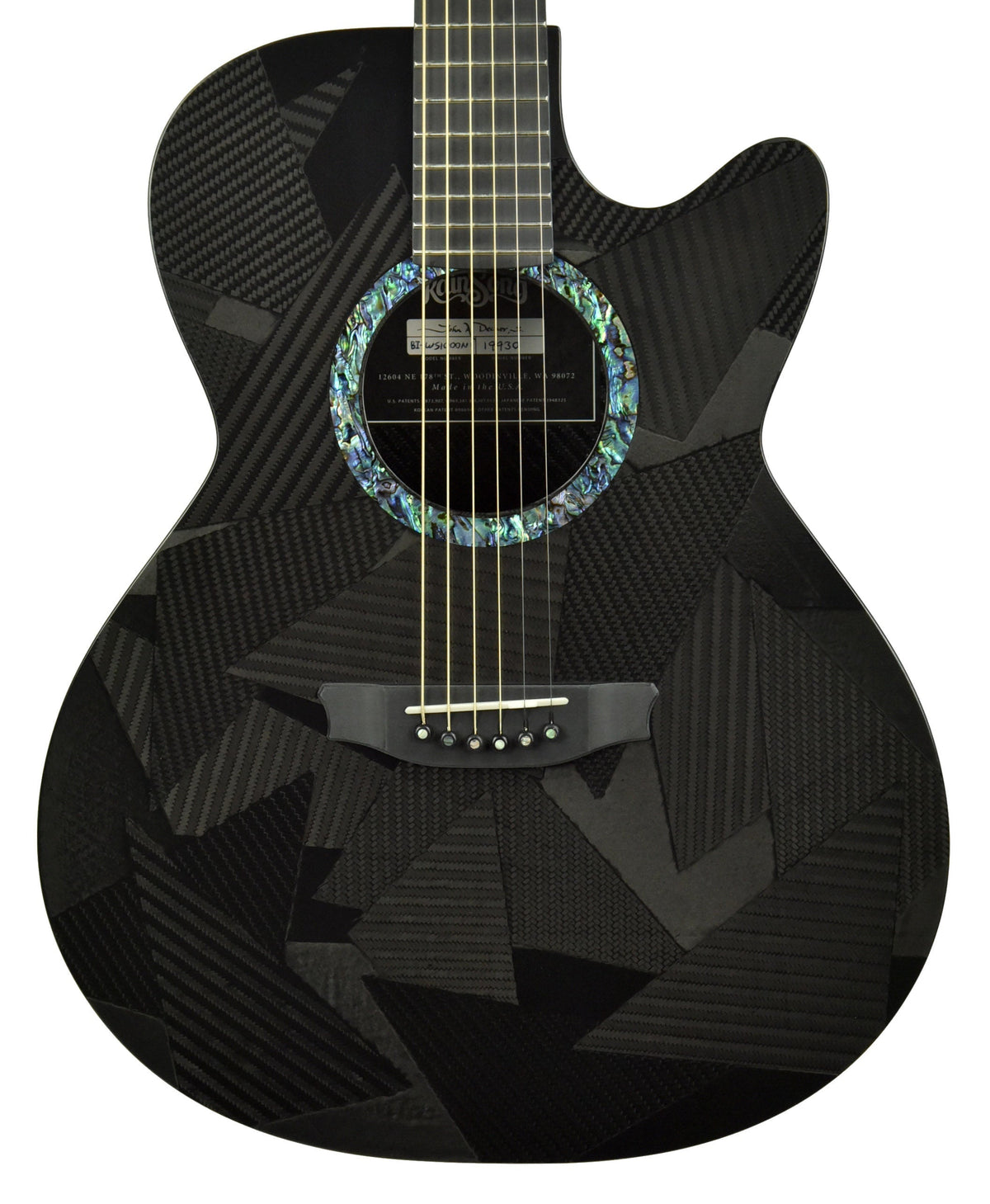Rainsong BI-WS1000N1 Acoustic-Electric in Black Ice 19930
