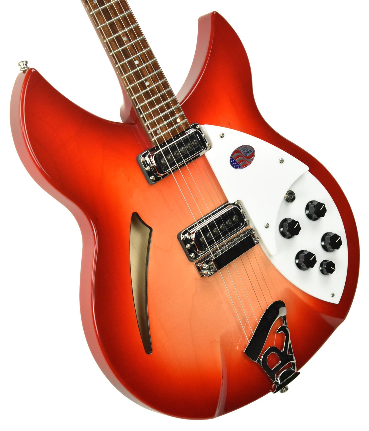 Rickenbacker 330 Thinline Semi-Hollow Electric Guitar in Fireglo 2031695