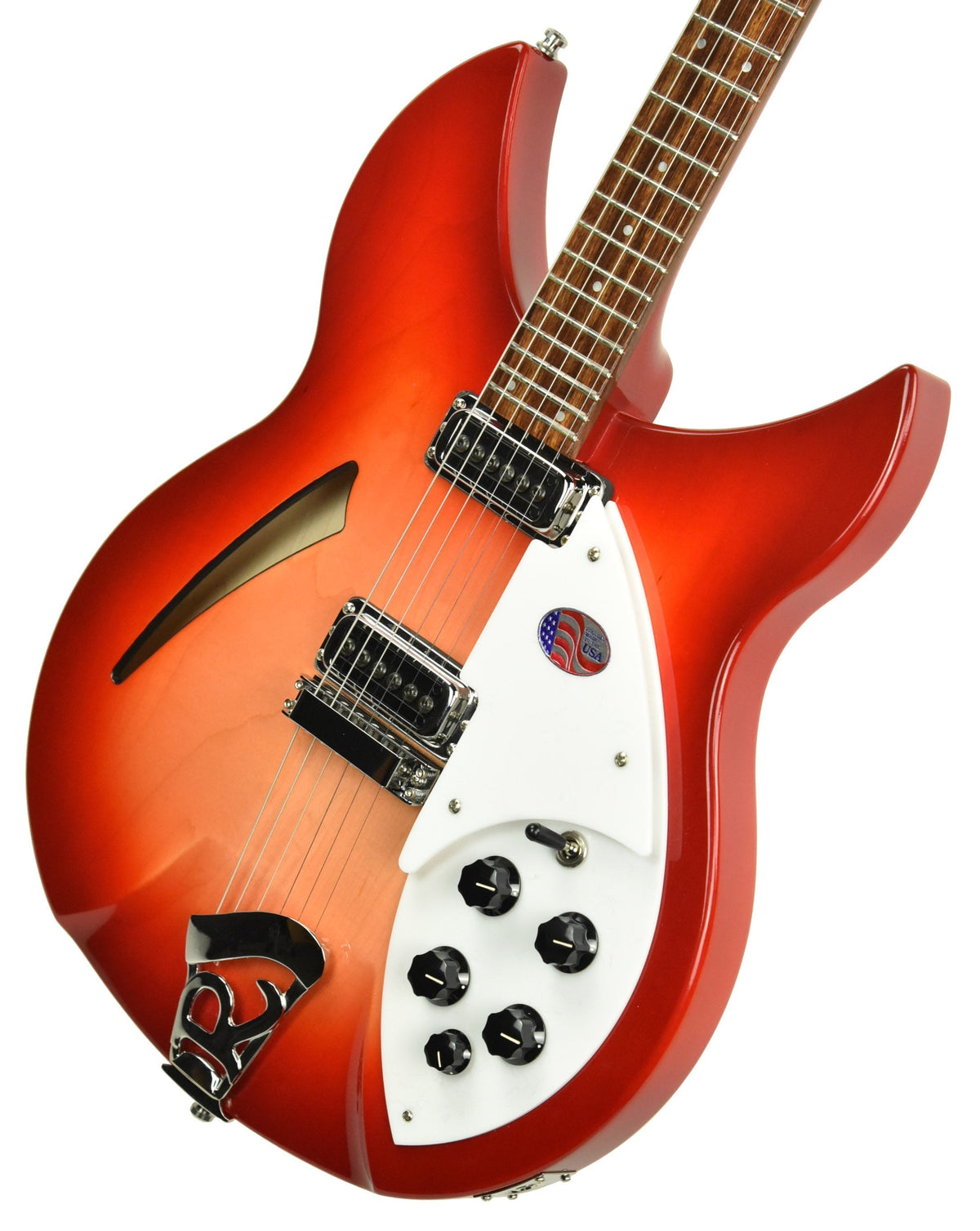 Rickenbacker 330 Thinline Semi-Hollow Electric Guitar in Fireglo 2031695