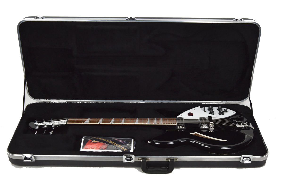 Rickenbacker 360 Deluxe Thinline Electric Guitar in Jetglo 2018736