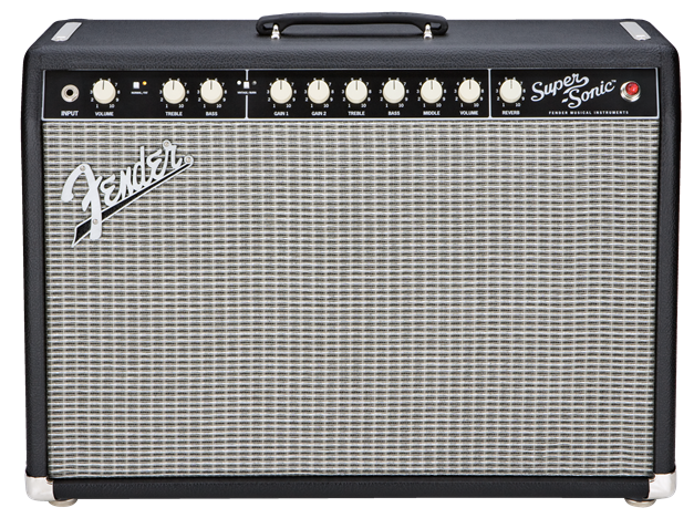 Fender Super-Sonic 22, 22 Watt 1x12" Combo Amp - Black
