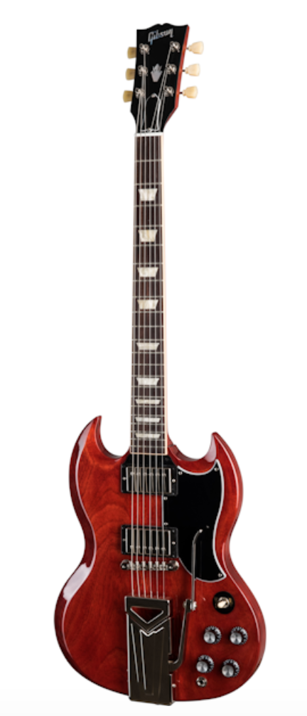 Gibson SG Standard '61 Sideways Vibrola Electric Guitar - Vintage Cherry