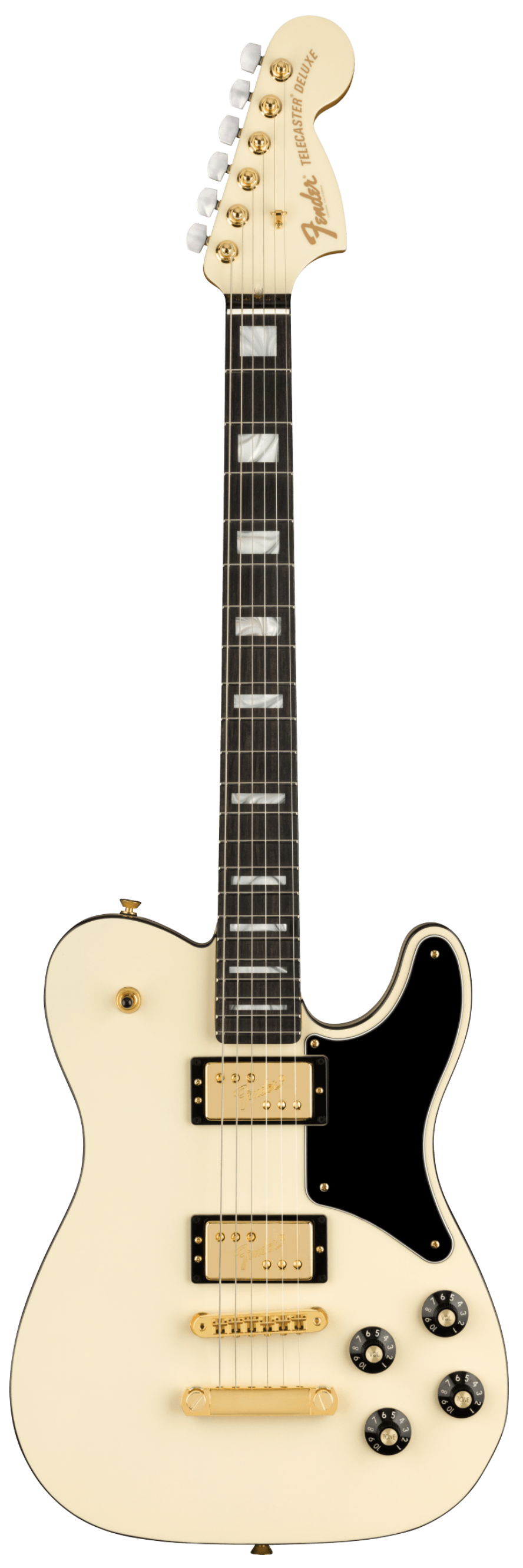 Fender Parallel Universe Volume II Troublemaker Telecaster Deluxe Electric Guitar - Olympic White