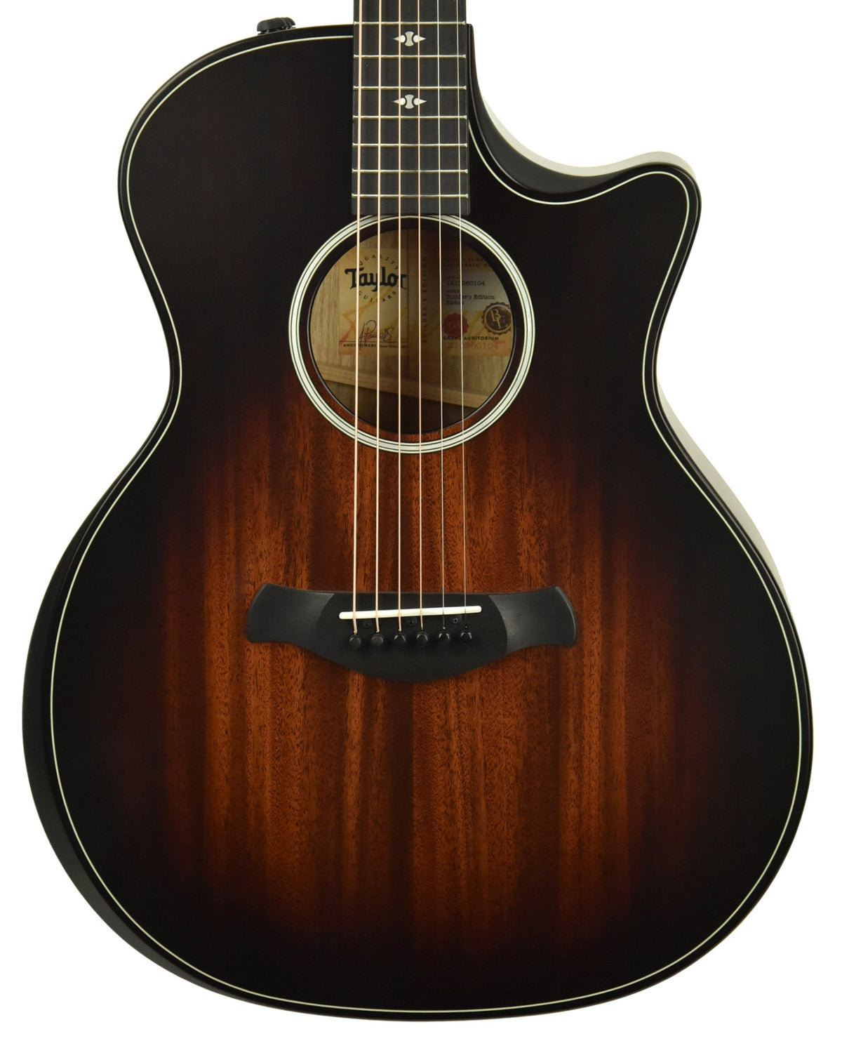 Taylor Builder's Edition 324ce Grand Auditorium Acoustic-Electric 1210260104