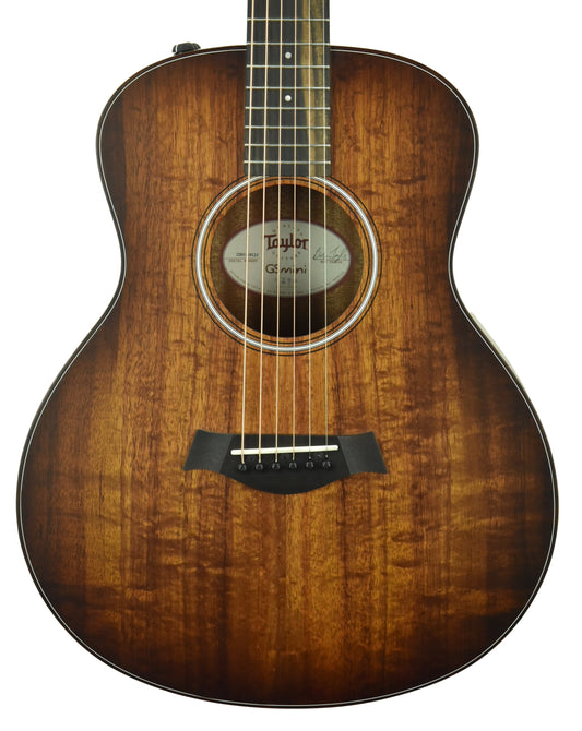 Taylor GS Mini-e Koa Plus Acoustic Electric Guitar Shaded Edgeburst 2201310123