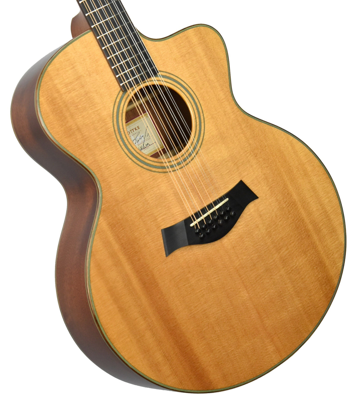 Used 2002 Taylor LKSM Leo Kottke Signature Model 12 String Acoustic-Electric 20020708108