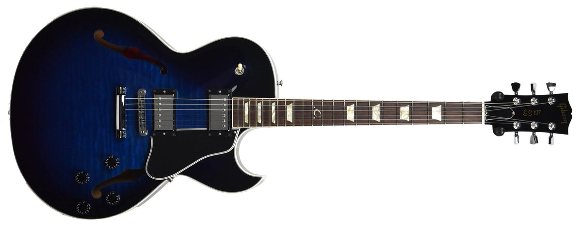 Used 2012 Gibson ES-137 Classic Semi-Hollow in Blues Burst 13322702